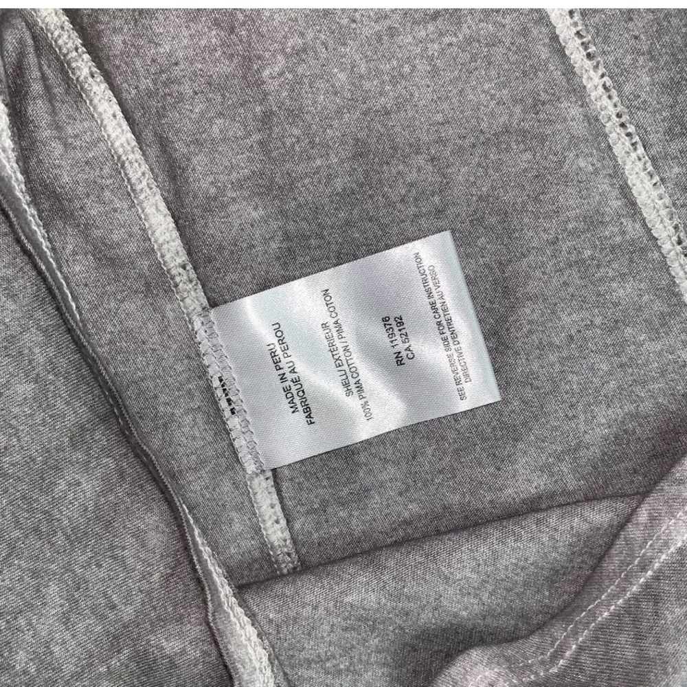 Helmut Lang Chalk Grey Jersey Seam Top - Picture 6 of 8